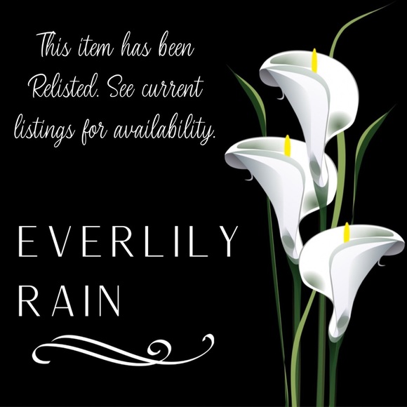 Everlily Rain Tops - RELISTED